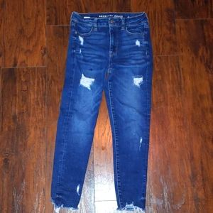 American eagle Ne(x)t level Super high waisted jegging crop